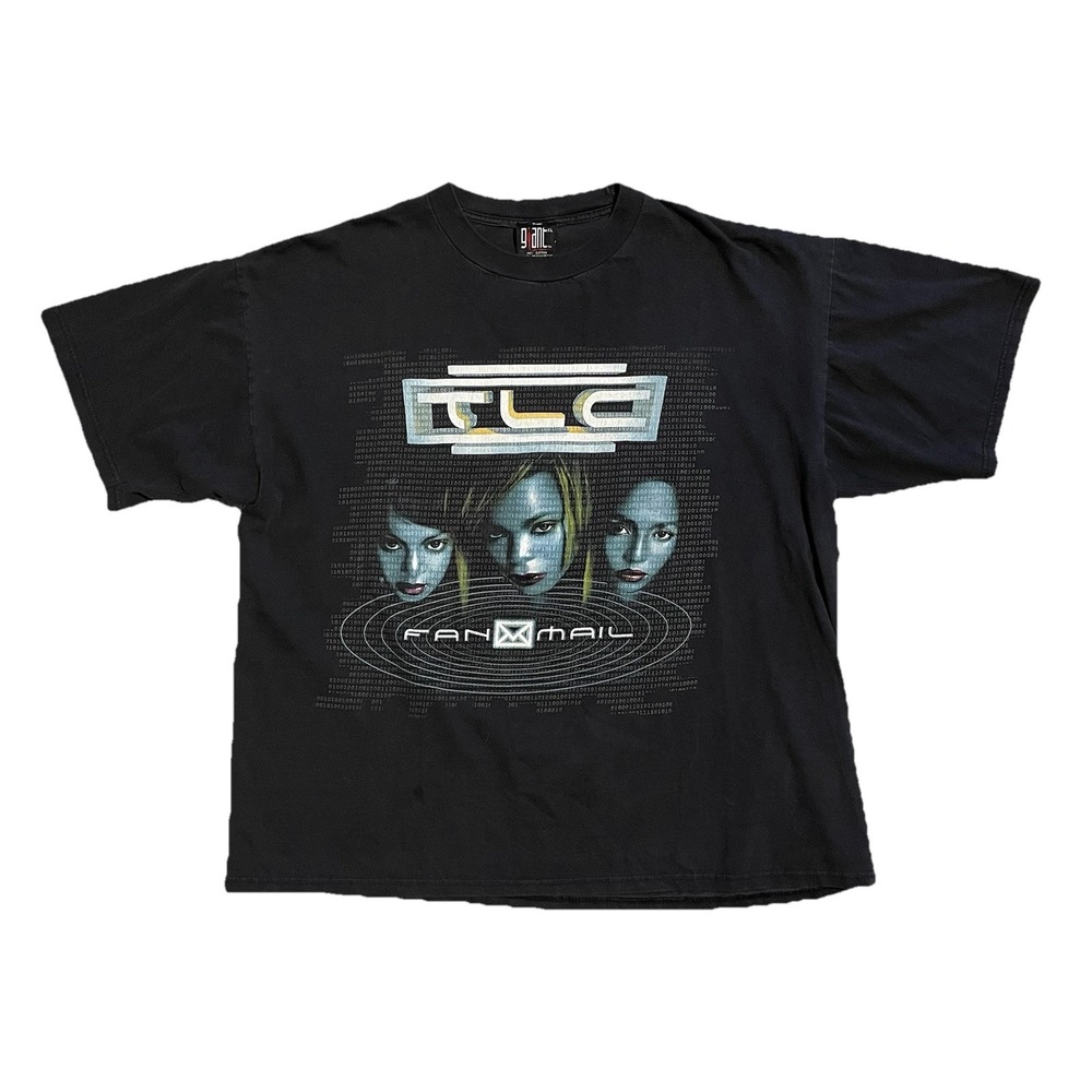 Vintage 90s 99 TLC Fanmail Tour Shirt XL Giant Tag Fan Mail Rap Tee Double Sided